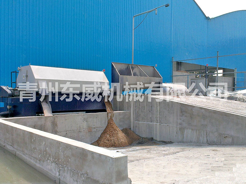 砂（shā）石分離機中鐵三局應用現場