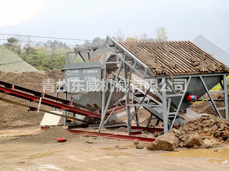 湖北宜昌篩（shāi）沙機應用現場