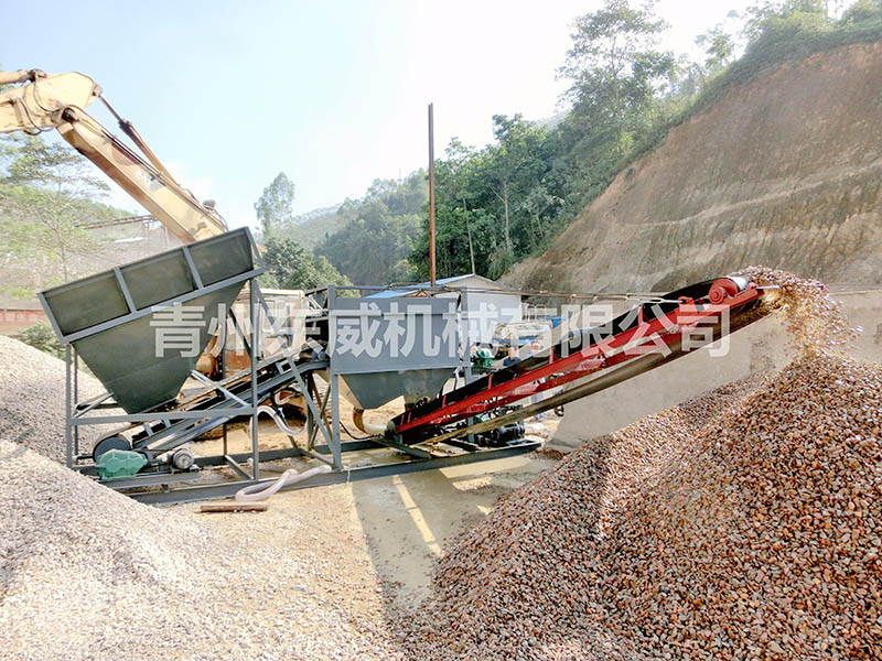 福建漳州洗石機（jī）應用現場