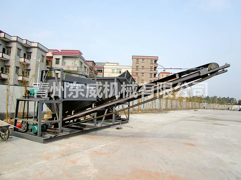 廣州洗石機應用現（xiàn）場