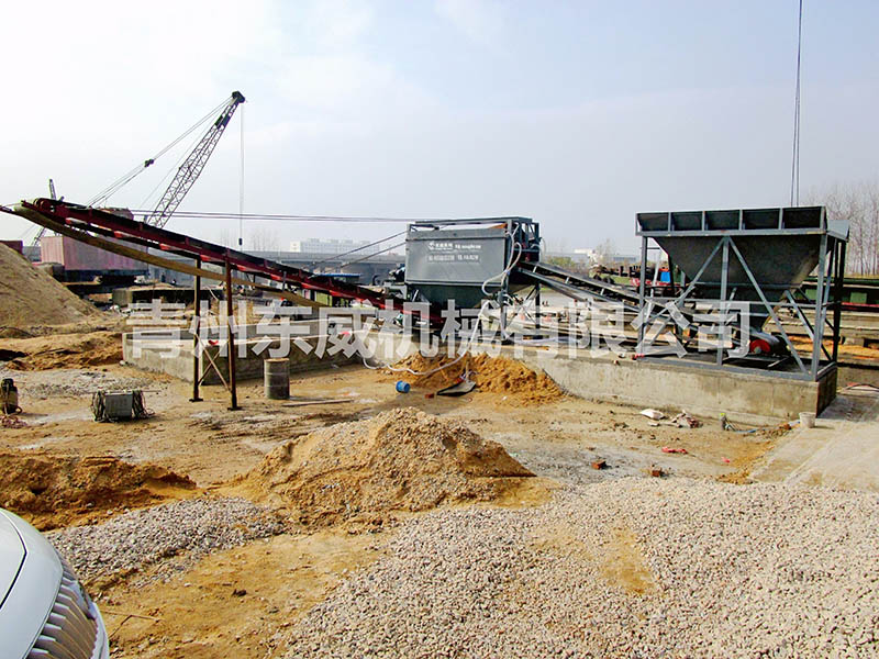 江西九江洗石（shí）機應（yīng）用（yòng）現場