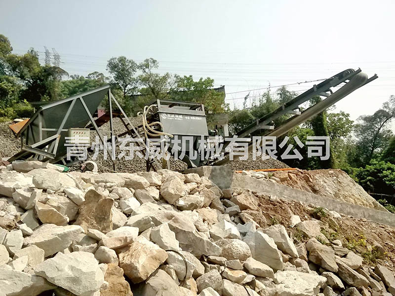 重慶洗石機應用現場（chǎng）