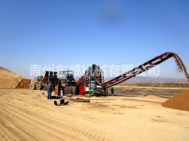 福建漳州篩沙挖鬥洗沙機