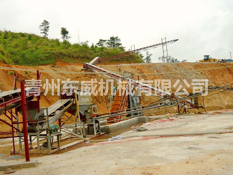 挖鬥洗沙機二次洗沙設備生產線