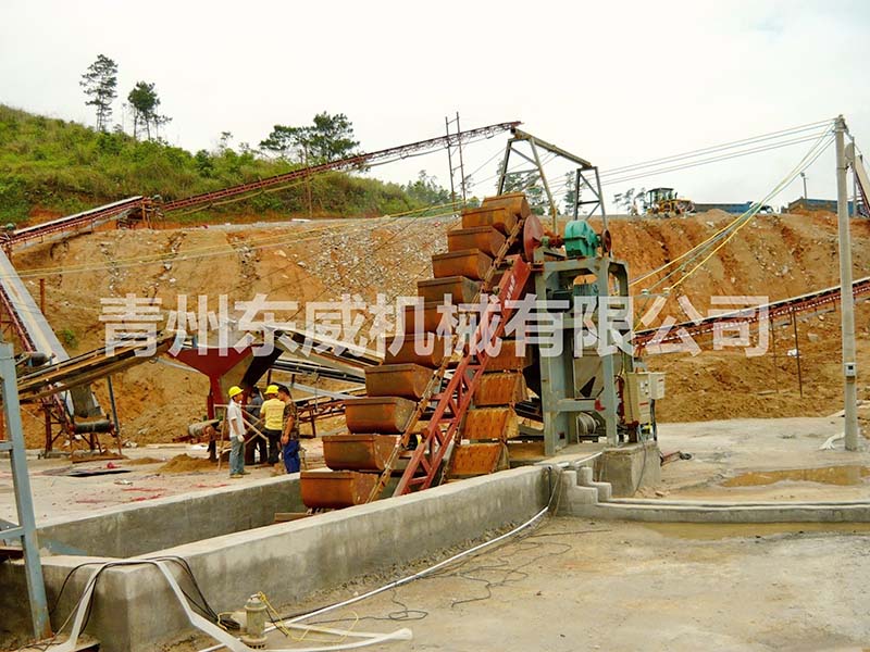 挖鬥洗沙機二次洗沙設(shè)備生產線