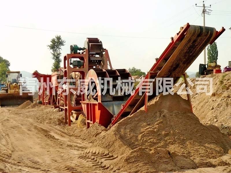 挖鬥洗沙機二次洗沙（shā）設備生產線