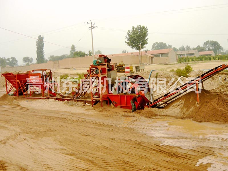 挖鬥洗（xǐ）沙機二次洗沙設備生產（chǎn）線