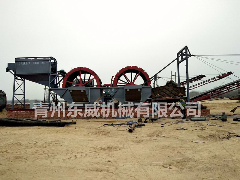 3020型輪（lún）式洗沙機應用（yòng）現（xiàn）場